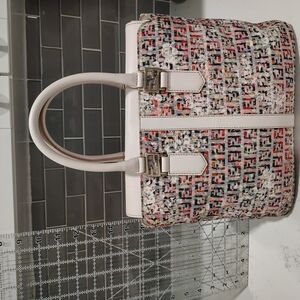 Fendi Zucca Floral Bag Purse